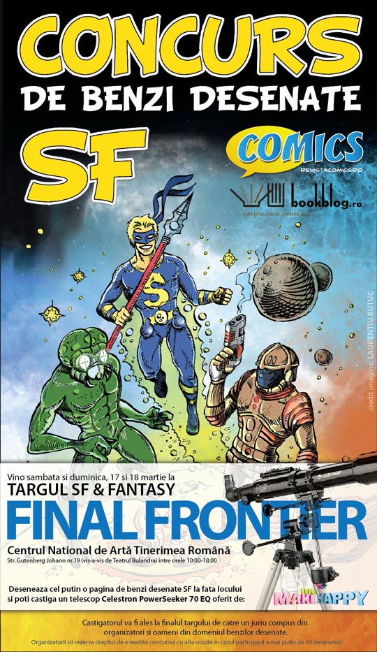 Concurs de benzi desenate SF la Targul SF & Fantasy Concurs de benzi desenate SF la Targul SF & Fantasy