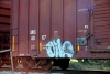 writing-on-train